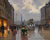 Rue Royale, Place de la Concorde - 爱德华·科尔特斯